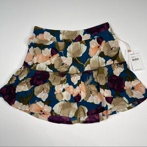 O’Neill Skirt Spring Fling Floral Summer Flounce Beach Skater Boho School New